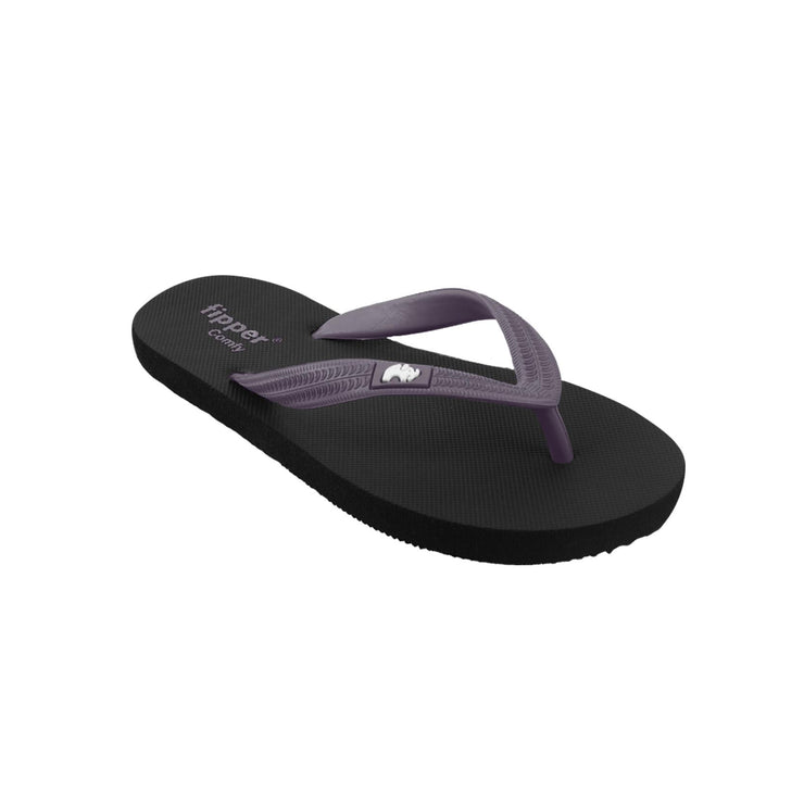Two Is Better Than One - Fipper Comfy Black Purple Muscat x Basic M Black