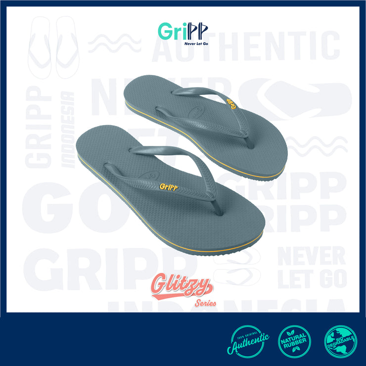 GriPP - Glitzy Grey Yellow Indian