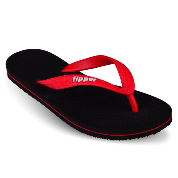 Fipper Slick Black Red-Unisex Sandals-Fipper Indonesia
