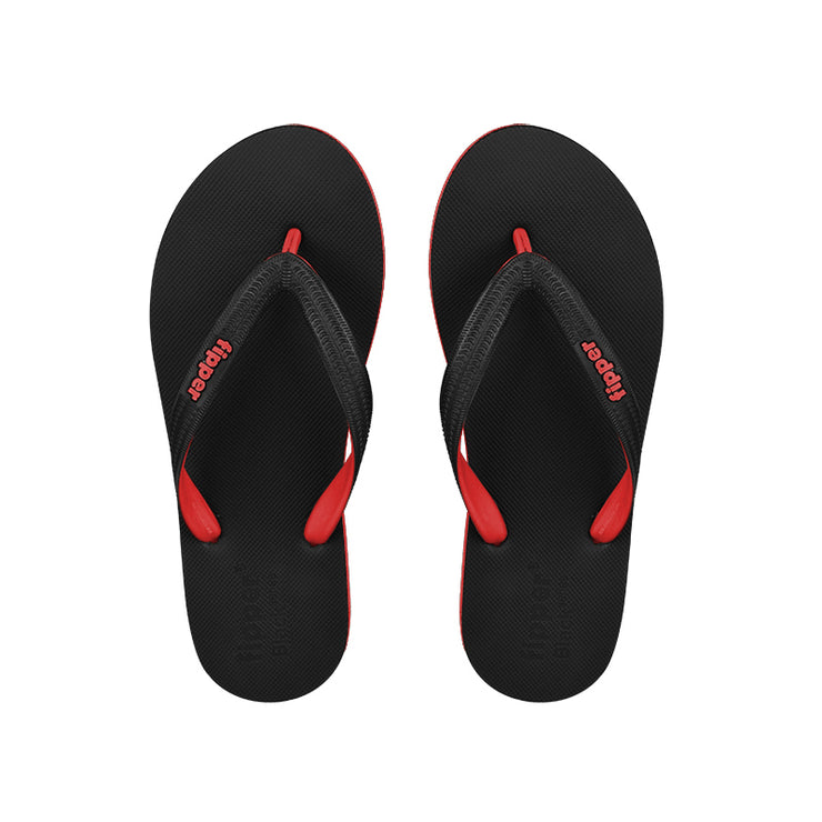 Fipper Black Series M Black / Red-Men Sandals-Fipper Indonesia