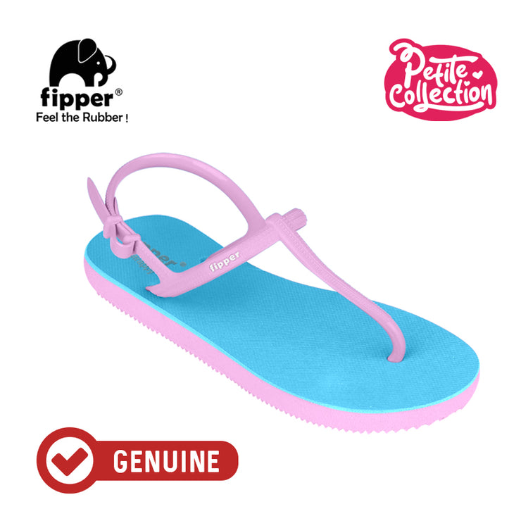 Fipper Strappy Petite Blue Sky Pink Soft